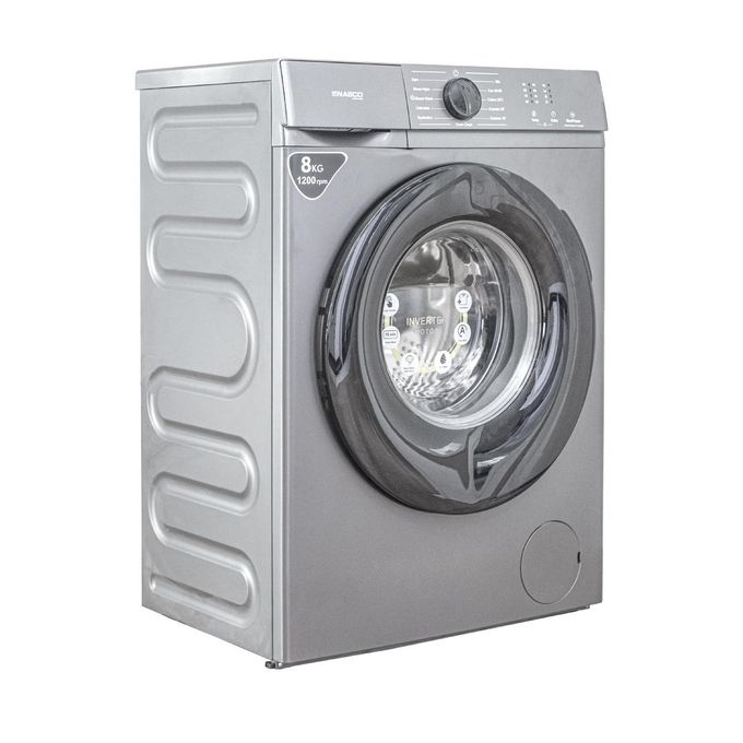 Nasco Nasco NASFL-J6KG-S - 6kg - Front Load Washing Machine - Silver + 12 Months Warranty