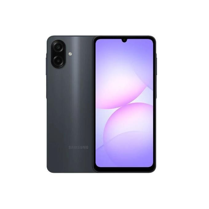 SAMSUNG Samsung Galaxy A07 - 128GB + 4GB RAM - 50MP Rear - 8MP Front - 6.7" - 5000 mAh - Black (24 Months Warranty)