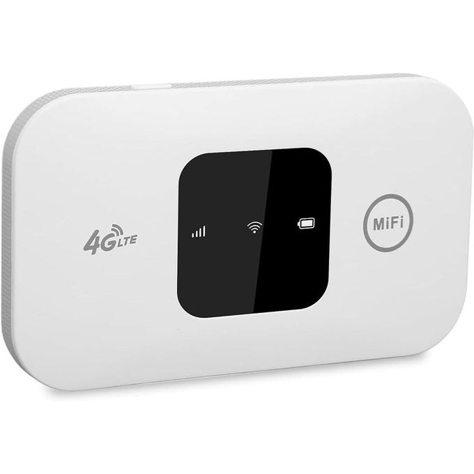 UNIVERSAL WIFI Portable WiFi Travel Router with SIM Card Slot, Plug & Play - White